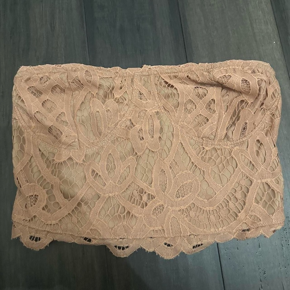 Lace altard state tube top